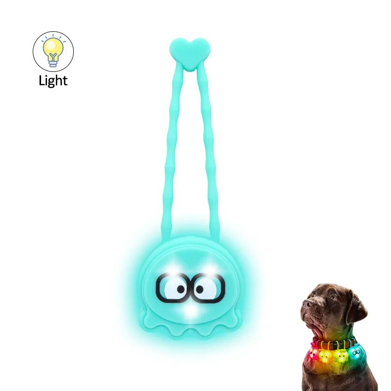 

Dog LED Lights Clip On Waterproof Dog Pet Tag for Night Walking Bright Visibility Glow Attach to Collar Harness Leash Anti-lost