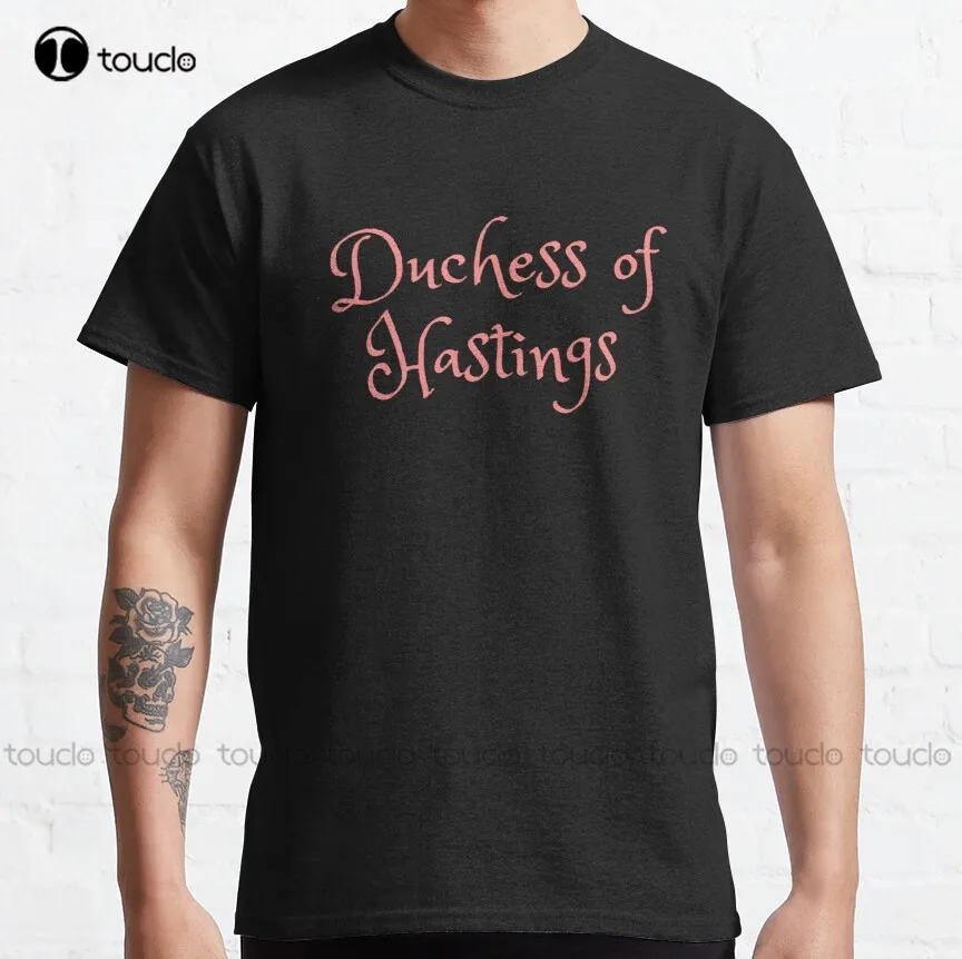 Duchess Of Hastings - Bridgerton Classic T-Shirt Hiking Shirt New Popular Funny Art Harajuku Streetwear Cartoon Christmas Gift
Duchess Of Hastings - Bridgerton Classic T-Shirt Hiking Shirt New Popular Funny Art Harajuku Streetwear Cartoon Christmas Gift