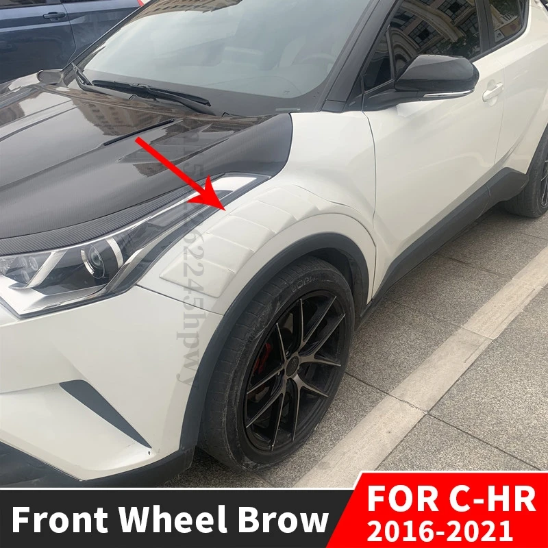 Губа для бровей переднего колеса Toyota CHR C-HR 2020 2019 2018 20 16 17 21 тюнинговые аксессуары