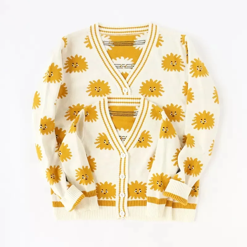Mom Baby Matching Clothes For Mother And Daughter Knitted Tops Girl Cardigan Button Sweater Women Knit Jumper Kids Knitwear Coat
Mom Baby Matching Clothes For Mother And Daughter Knitted Tops Girl Cardigan Button Sweater Women Knit Jumper Kids Knitwear Coat