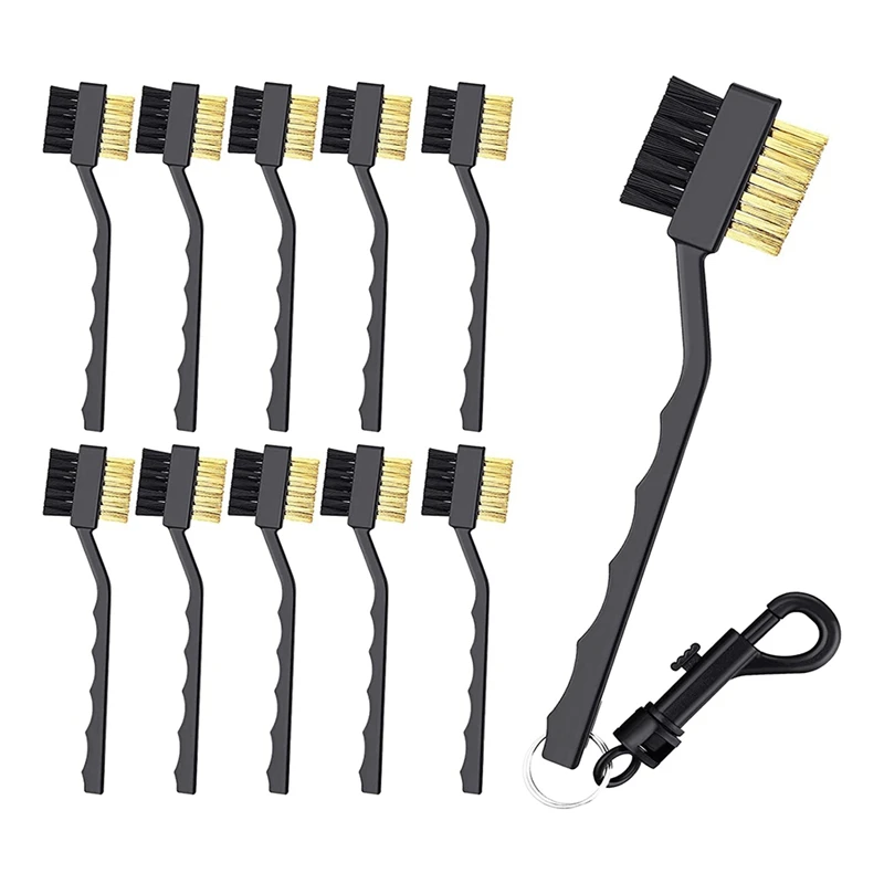 15Pcs Golf Club Brush And Club Groove Cleaner,Double Sided Cleaning Groove Cleaner With Clips Black
15Pcs Golf Club Brush And Club Groove Cleaner,Double Sided Cleaning Groove Cleaner With Clips Black