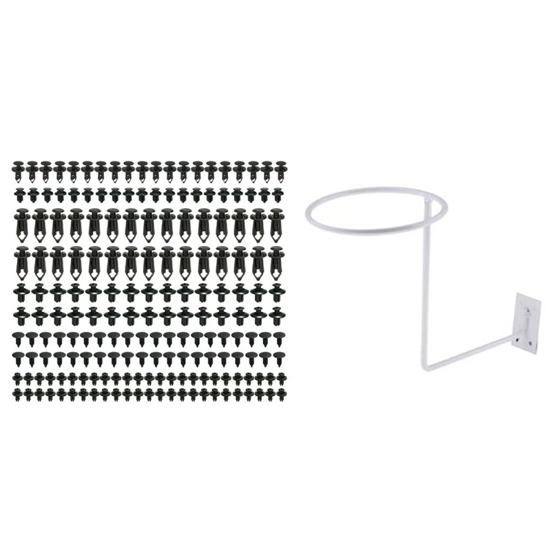 190 Pcs Car Push Pin Rivet Trim Clips Kit & 1set Motorcycle Helmet Holder Hanger Rack Wall Mounted Hook
190 Pcs Car Push Pin Rivet Trim Clips Kit & 1set Motorcycle Helmet Holder Hanger Rack Wall Mounted Hook