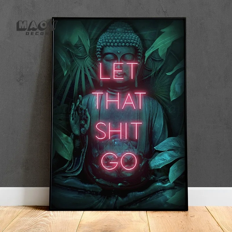 Neon Poster Canvas Painting Wall Art Spiritual Buddha Picture Yoga Zen Gift Idea Print for Living Home Decor Wall Paintings
Neon Poster Canvas Painting Wall Art Spiritual Buddha Picture Yoga Zen Gift Idea Print for Living Home Decor Wall Paintings