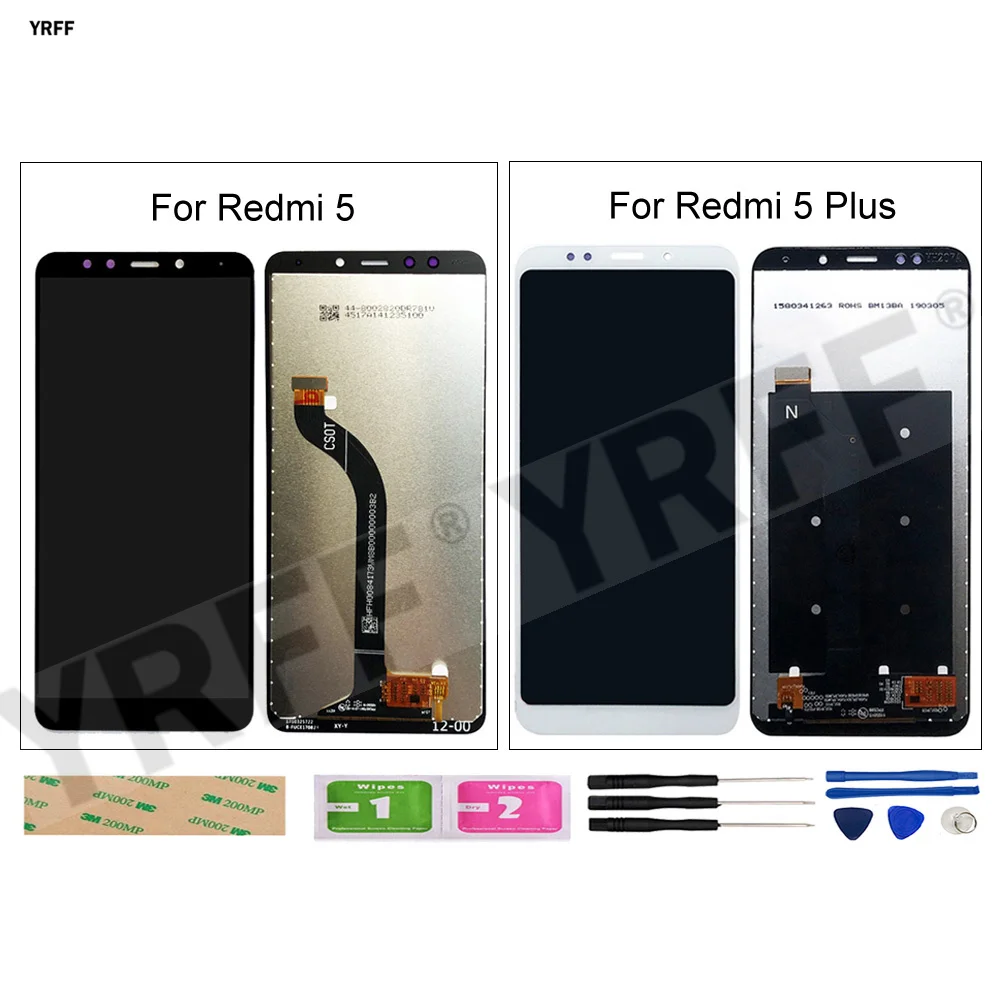 ЖК-дисплей и дигитайзер сенсорного экрана в сборе для Xiaomi Redmi 5 Plus, запасные части, инструменты, защитная пленка
ЖК-дисплей и дигитайзер сенсорного экрана в сборе для Xiaomi Redmi 5 Plus, запасные части, инструменты, защитная пленка