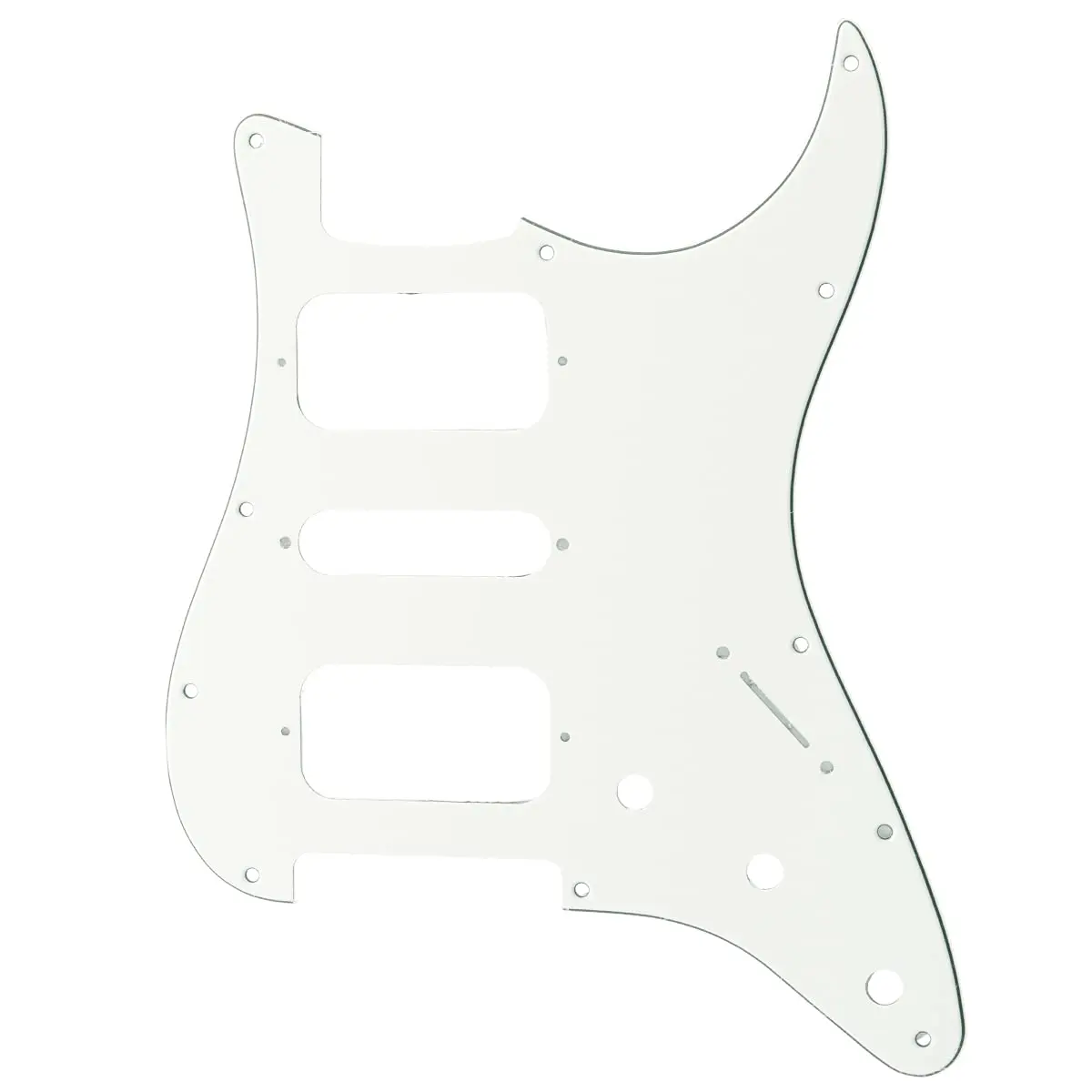 

Mint Green 3Ply 11 Holes Round Corner HSH Strat Pickguard for American/Mexican Fender Standard Stratocaster Electric Guitar Part