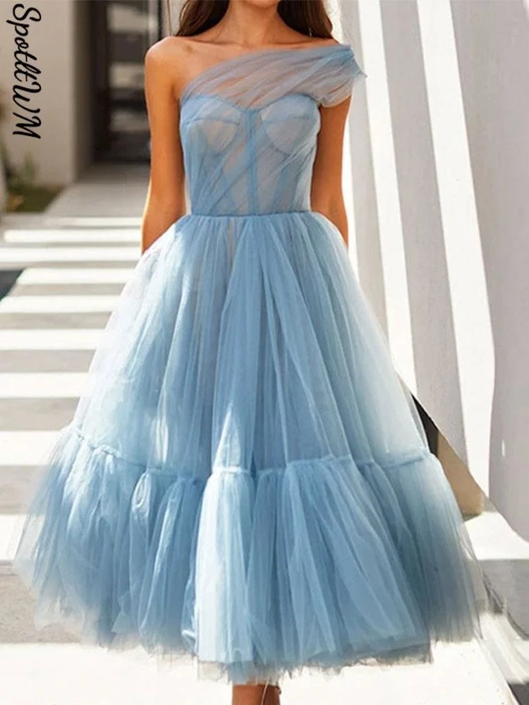 Женское Элегантное Длинное платье на одно плечо, женское модное Сетчатое вечернее платье-пачка, женское бальное платье без рукавов
Женское Элегантное Длинное платье на одно плечо, женское модное Сетчатое вечернее платье-пачка, женское бальное платье без рукавов