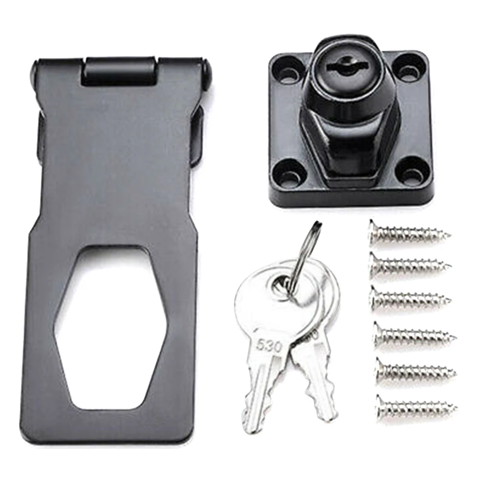 3inch Padlock Hasp Lock Black Zinc Alloy Shed Latch Padlock For Door Locker Drawer Cabinet Household Wardrobes Box Shed
3inch Padlock Hasp Lock Black Zinc Alloy Shed Latch Padlock For Door Locker Drawer Cabinet Household Wardrobes Box Shed