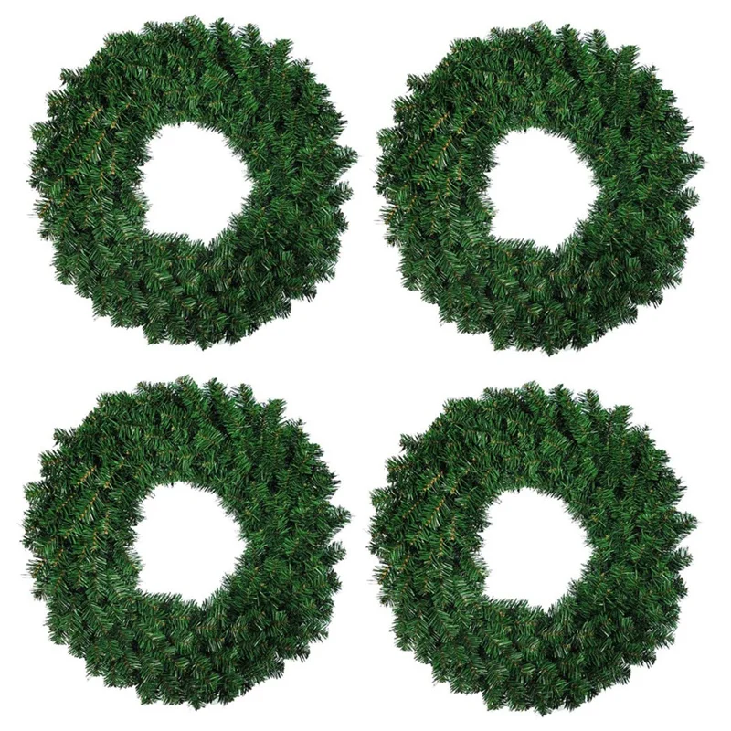 HOT SALE 4 Pcs Green Artificial Pine Wreath Garland For Front Door Window Fireplace Christmas Decoration
HOT SALE 4 Pcs Green Artificial Pine Wreath Garland For Front Door Window Fireplace Christmas Decoration