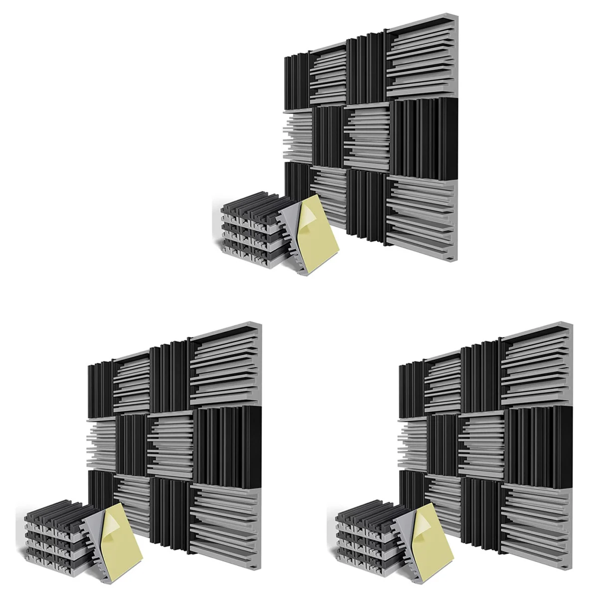 36 Pack Self-Adhesive Sound Proof Foam Panels,12 x 12 x 2 Inches Acoustic Foam,for Wall,Home,Studio
36 Pack Self-Adhesive Sound Proof Foam Panels,12 x 12 x 2 Inches Acoustic Foam,for Wall,Home,Studio