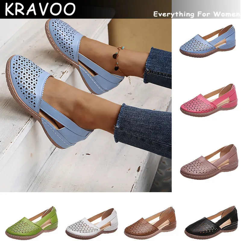 KRAVOO Shoes for Women Roman Hollow Slip-on Sandals Women Beach Slippers Women Platform Wedges 35-43 Ladies Shoes Summer 2023
KRAVOO Shoes for Women Roman Hollow Slip-on Sandals Women Beach Slippers Women Platform Wedges 35-43 Ladies Shoes Summer 2023
