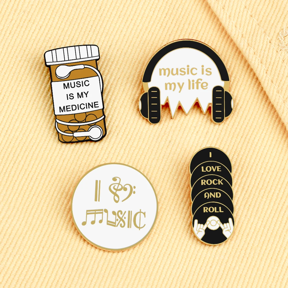 5PCS Personality Music Enthusiast Badges Pins MUSIC IS MY LIFE Earphone CD Brooches Kids Backpack Decoration Pins Gift Girl
5PCS Personality Music Enthusiast Badges Pins MUSIC IS MY LIFE Earphone CD Brooches Kids Backpack Decoration Pins Gift Girl