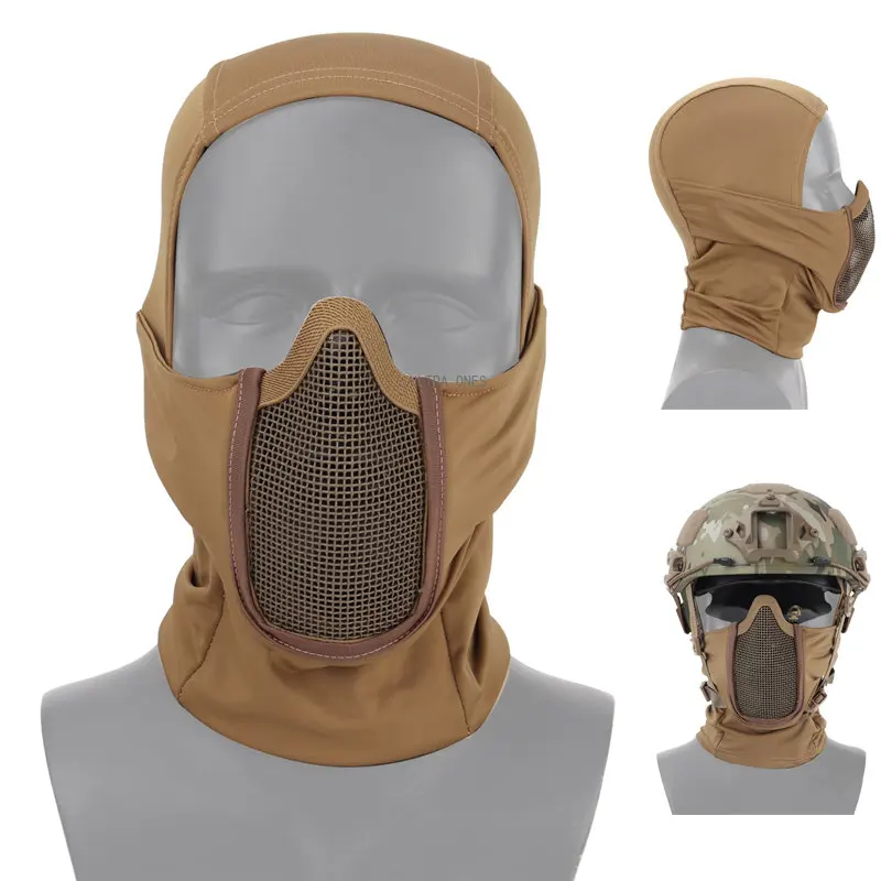 Tactical Balaclava Face Mask Hunting Motorcycle Riding Breathable Quick-drying Full Face Masks Army Sports Protective Headgear
Tactical Balaclava Face Mask Hunting Motorcycle Riding Breathable Quick-drying Full Face Masks Army Sports Protective Headgear