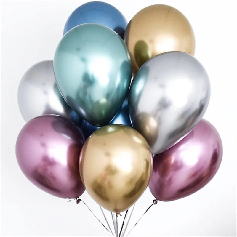 50pcs 10 inch Metal Latex Balloons Shiny Golden Silver Round Balloons Happy Birthday Party Wedding Balloon Decoration
50pcs 10 inch Metal Latex Balloons Shiny Golden Silver Round Balloons Happy Birthday Party Wedding Balloon Decoration