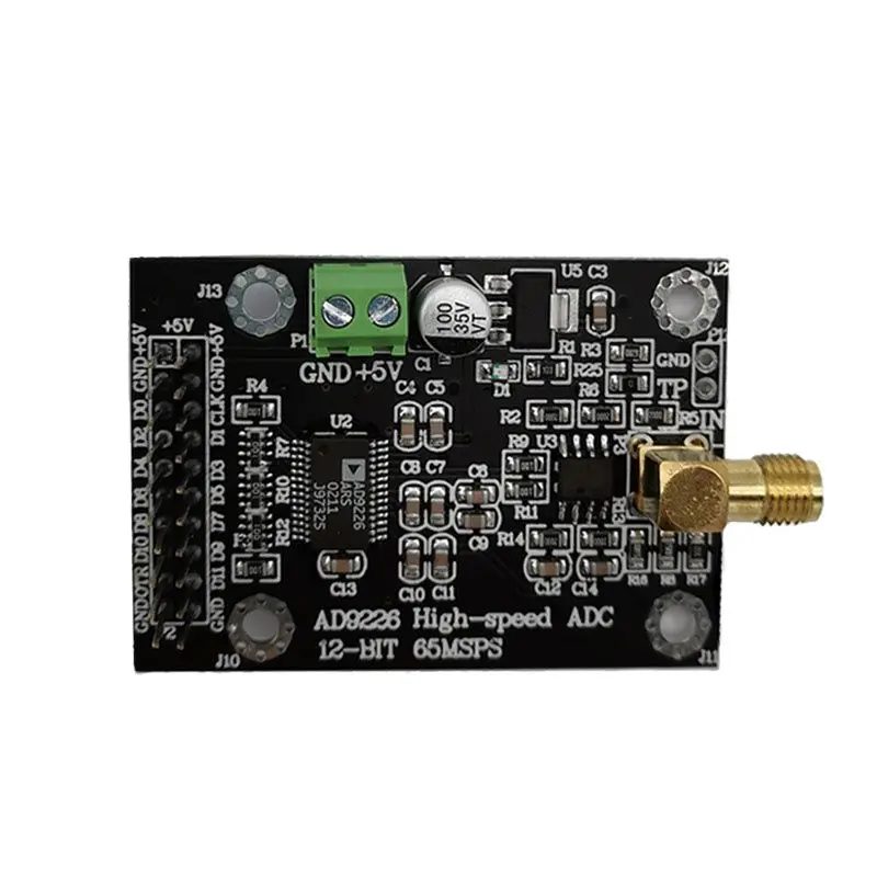AD9226 module high-speed ADC 65M sampling data acquisition analog-to-digital converter FPGA development board matching
AD9226 module high-speed ADC 65M sampling data acquisition analog-to-digital converter FPGA development board matching