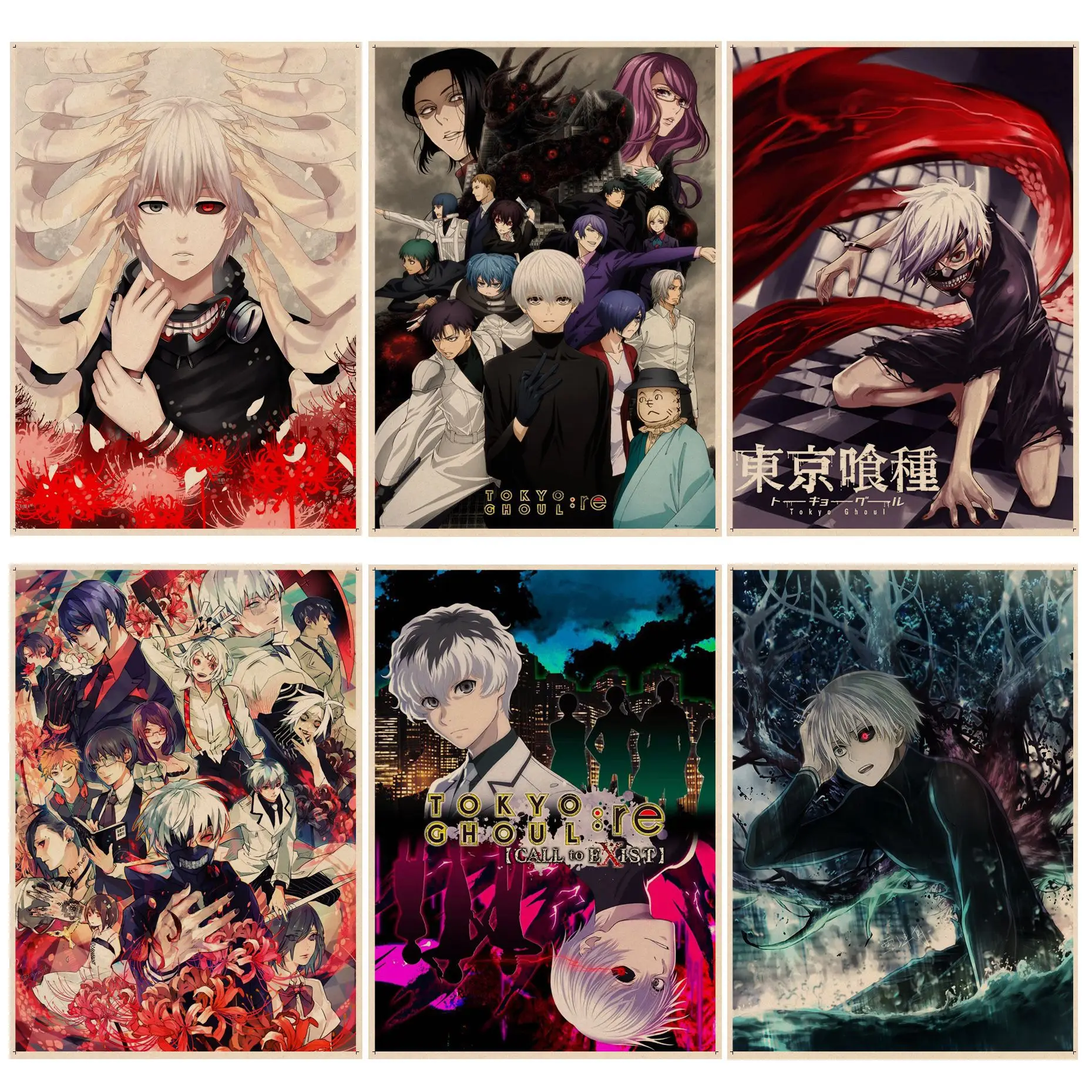 Tokyo Ghoul Anime Retro Kraft Paper Poster Kraft Paper Sticker Home Bar Cafe Vintage Decorative Painting
Tokyo Ghoul Anime Retro Kraft Paper Poster Kraft Paper Sticker Home Bar Cafe Vintage Decorative Painting
