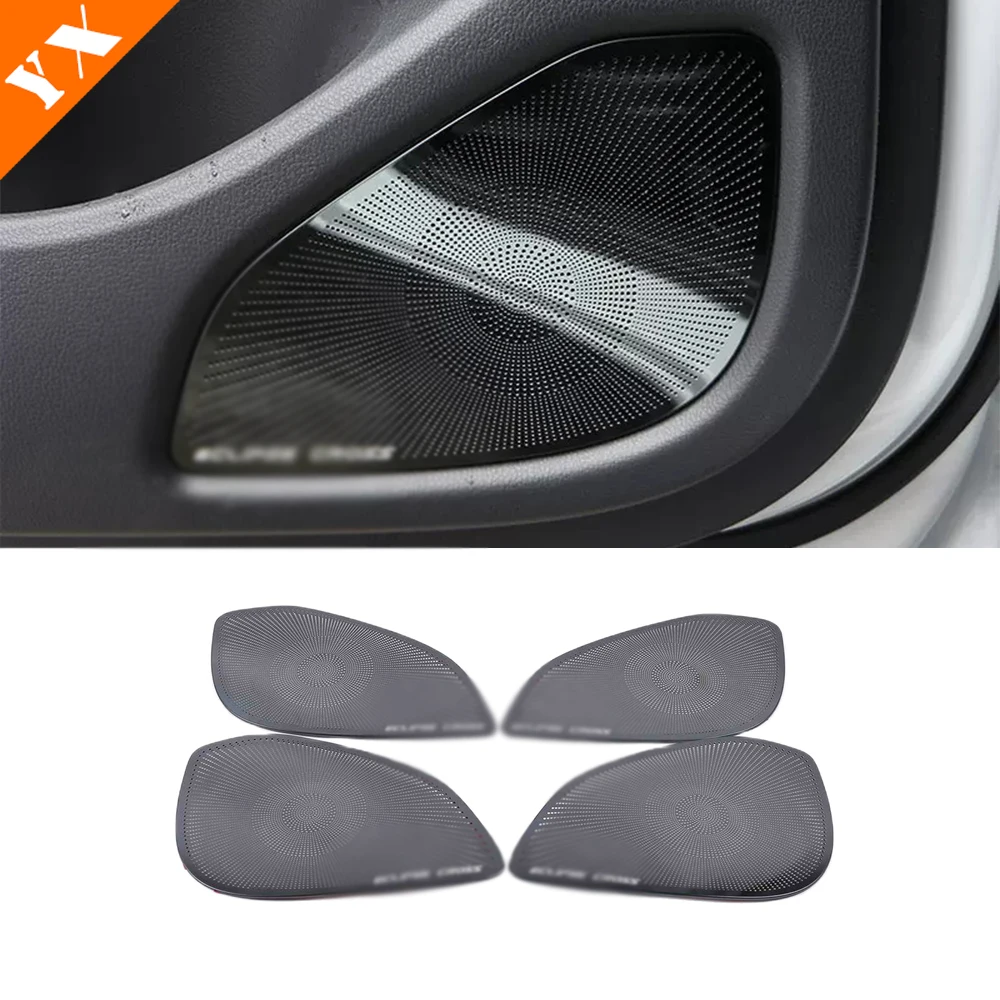 Car Interior Speaker Horn Anti Kick/Dust Protection Trim Stainless Garnish For Mitsubishi Eclipse Cross 2018-2022 Accessories
Car Interior Speaker Horn Anti Kick/Dust Protection Trim Stainless Garnish For Mitsubishi Eclipse Cross 2018-2022 Accessories