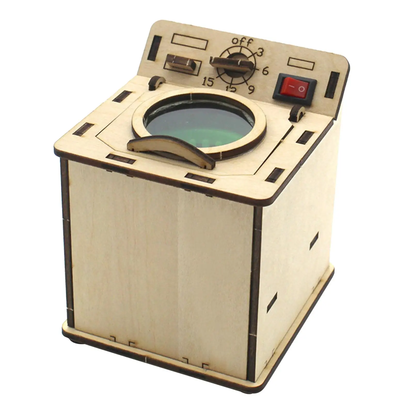 

Креативный деревянный научный эксперимент, детские игрушки, набор для научных экспериментов, прочный игровой набор, стиральная машина для ...