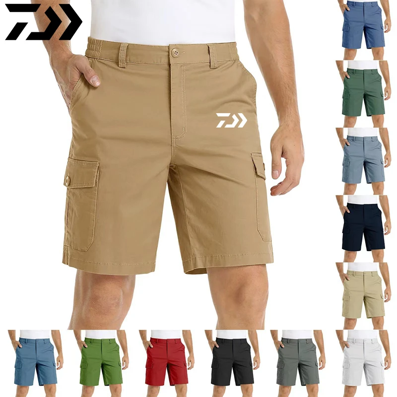 Daiwa Summer Casual Fishing Shorts Men's Cargo Shorts Quick Dry Beach Board Shorts Fishing Hiking Workout Half Short Pants
Daiwa Summer Casual Fishing Shorts Men's Cargo Shorts Quick Dry Beach Board Shorts Fishing Hiking Workout Half Short Pants