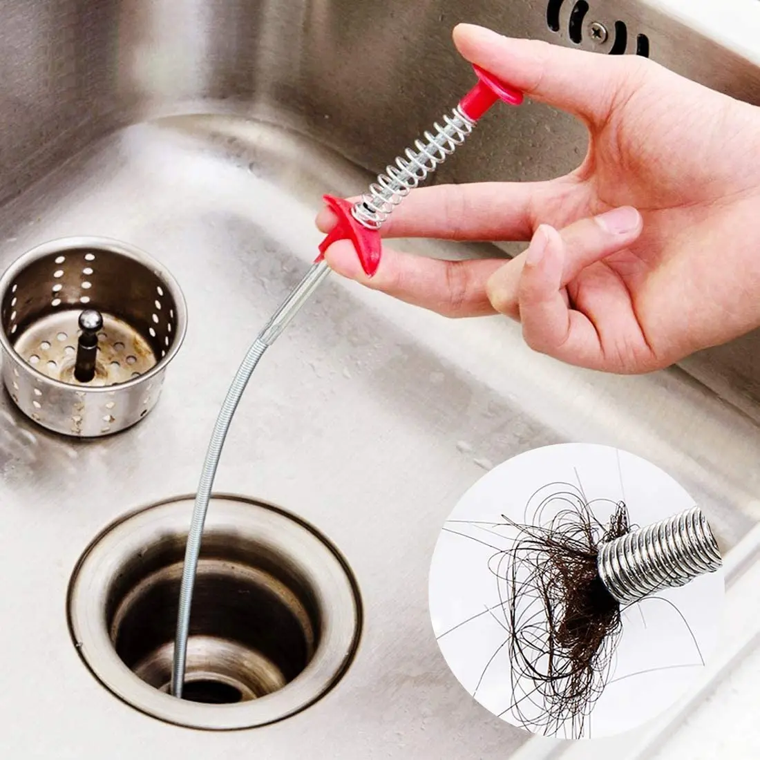 Multifunctional Cleaning Claw Hair Catcher Kitchen Sink Cleaning Tools Hair Clog Remover Grabber for Shower Drains Bath Basin
Multifunctional Cleaning Claw Hair Catcher Kitchen Sink Cleaning Tools Hair Clog Remover Grabber for Shower Drains Bath Basin