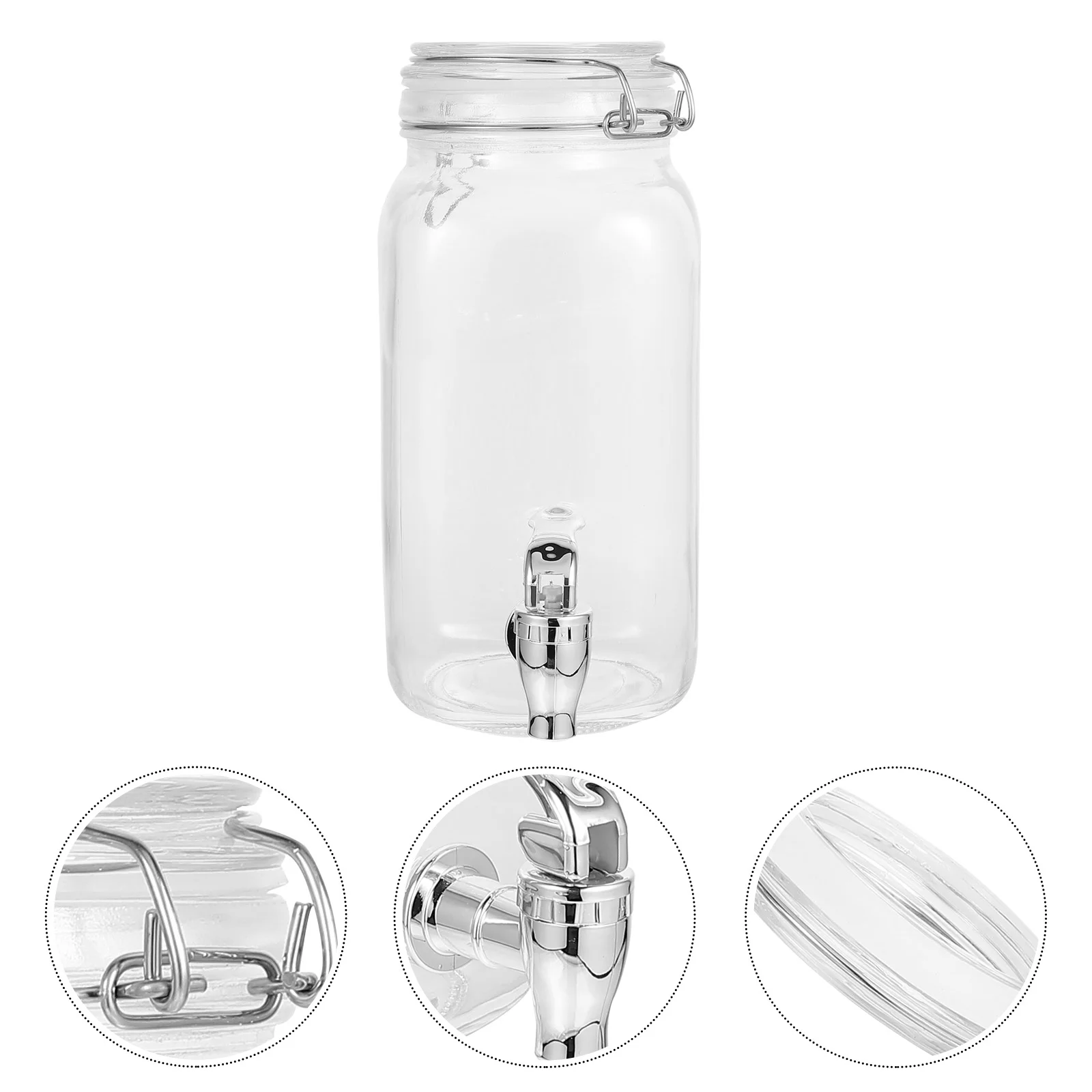 1 шт., стеклянный диспенсер для напитков
1 шт., стеклянный диспенсер для напитков