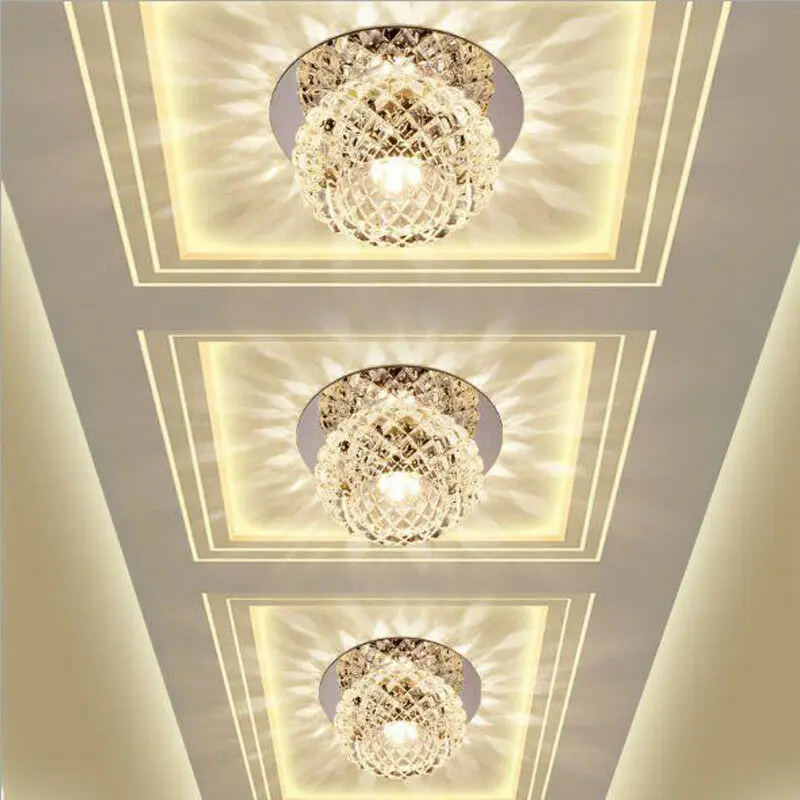 Modern Crystal 5W Flush Mount LED Ceiling Light Fixture Lamp LED Lighting Night Light For Bedroom Living Room
Modern Crystal 5W Flush Mount LED Ceiling Light Fixture Lamp LED Lighting Night Light For Bedroom Living Room
