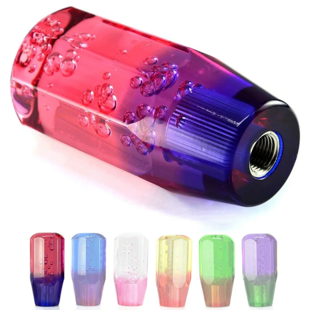 Gear Shift Knob Crystal Bubble Stick AT MT Universal Transparent Ball Shifter Lever Head Screw-in Car Parts
Gear Shift Knob Crystal Bubble Stick AT MT Universal Transparent Ball Shifter Lever Head Screw-in Car Parts