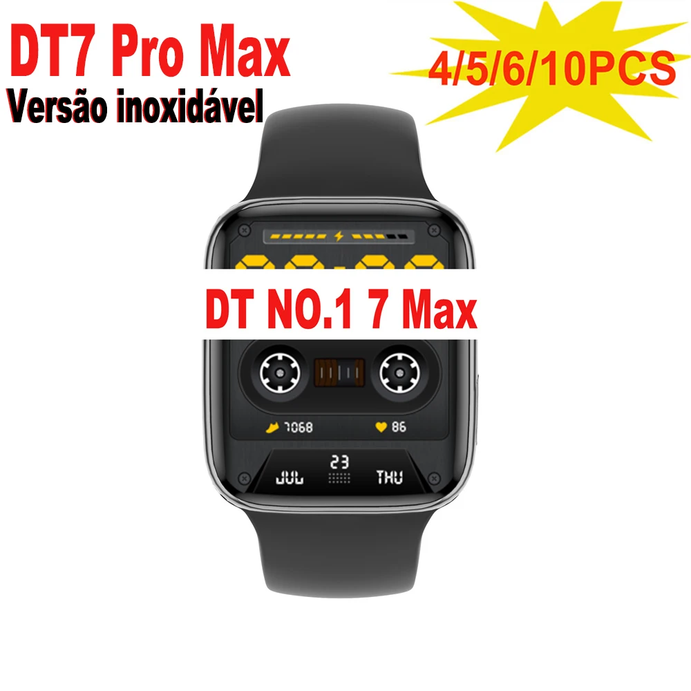 4 5 6 10 шт. DT7 Pro Max Смарт-часы 1,95 дюйма BT вызов GPS трек ЭКГ фитнес-трекинг DT № 1 7 серия 7 Модные Смарт-часы для мужчин
4 5 6 10 шт. DT7 Pro Max Смарт-часы 1,95 дюйма BT вызов GPS трек ЭКГ фитнес-трекинг DT № 1 7 серия 7 Модные Смарт-часы для мужчин
