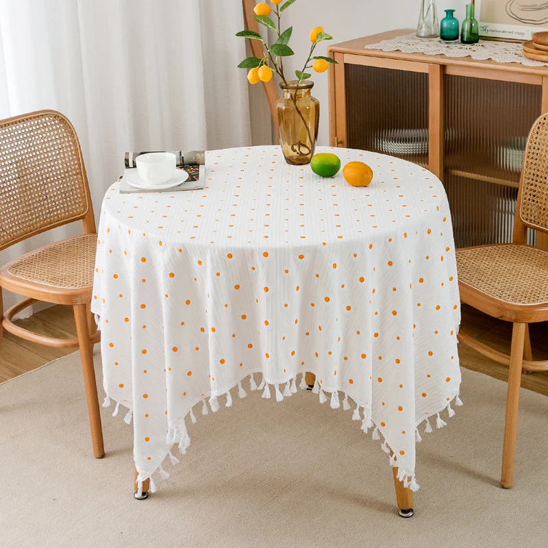 White tablecloth, dining table cloth, small round table, square living room, coffee table cloth, cover cloth
White tablecloth, dining table cloth, small round table, square living room, coffee table cloth, cover cloth