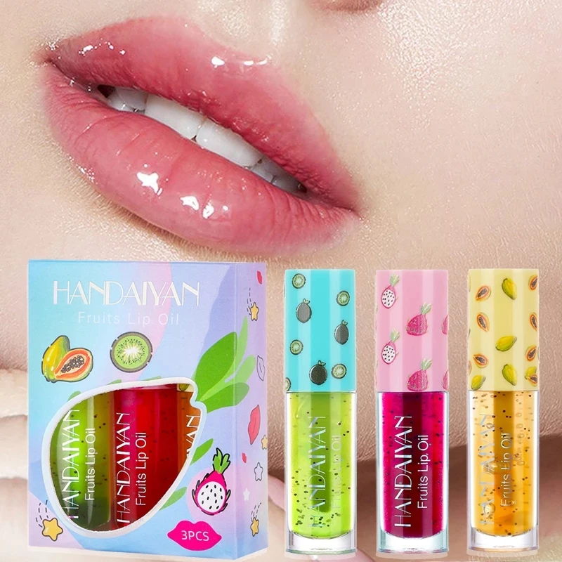 Fruit Lip Oil Moisturizing Clear Mirror Transparent Lip Oil Glass Lip Glaze Primer LongLasting Hydrating Lip Gloss Care Cosmetic
Fruit Lip Oil Moisturizing Clear Mirror Transparent Lip Oil Glass Lip Glaze Primer LongLasting Hydrating Lip Gloss Care Cosmetic