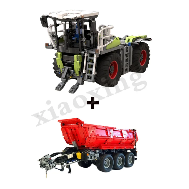 New MOC47448/MOC-8830 Building Block Agricultural Vehicle Tractor Tipper Trailer Assembly Model Adult Children's Toy DIY Gift
New MOC47448/MOC-8830 Building Block Agricultural Vehicle Tractor Tipper Trailer Assembly Model Adult Children's Toy DIY Gift