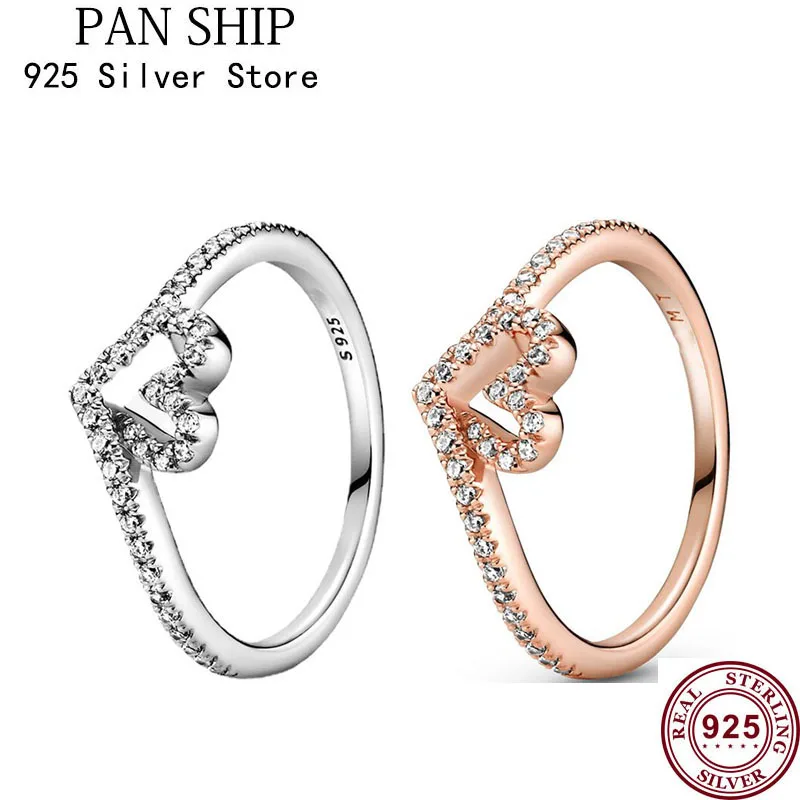 2021 New 925 Sterling Silver Shining Love Wishing Bone Pan Ring Suitable For Women's Gifts Wedding Diy Jewelry
2021 New 925 Sterling Silver Shining Love Wishing Bone Pan Ring Suitable For Women's Gifts Wedding Diy Jewelry