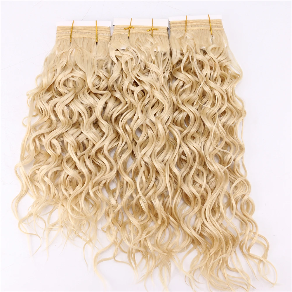 

ANGIE Synthetic Curly Weave Hair Extensions 100 Gram/pcs Natural Wave Hair Bundles Deal for Black Women