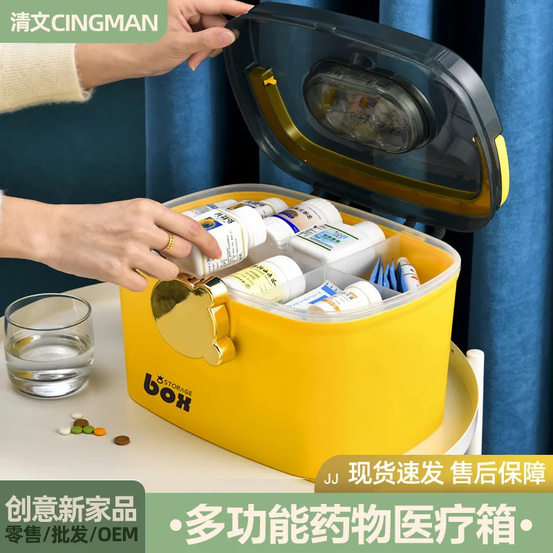 Medical Kit for Home Use, Small Medicine Kit for Home Use, Medical Kit, Medicine and Drug Storage Box, First Aid Box for Baby Do
Medical Kit for Home Use, Small Medicine Kit for Home Use, Medical Kit, Medicine and Drug Storage Box, First Aid Box for Baby Do