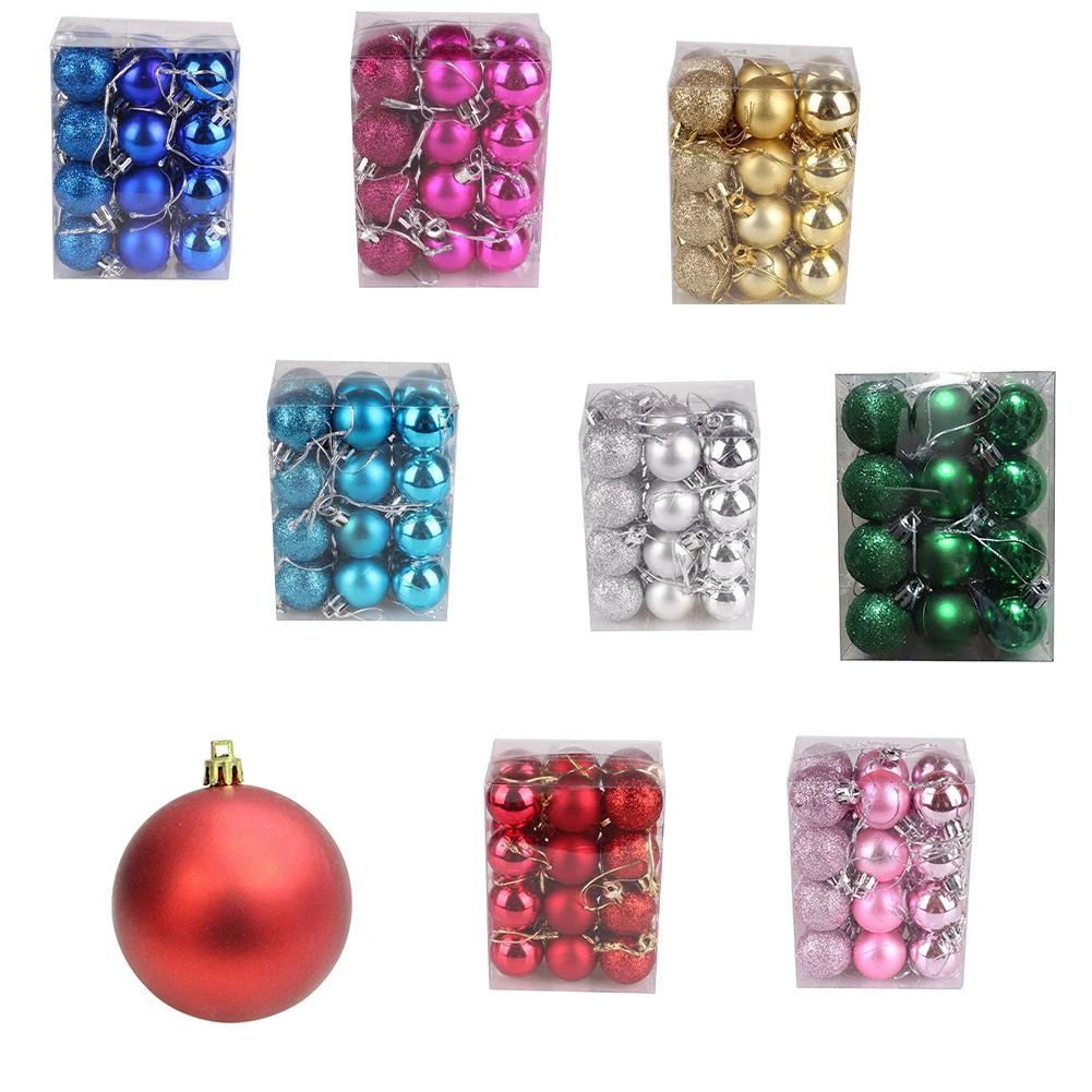 24PCS Christmas Ball Mix 3cm Glossy Matte Sprinkles Baubles Xmas Balls Christmas Tree Decor Pendant Ball Home Party Ornament
24PCS Christmas Ball Mix 3cm Glossy Matte Sprinkles Baubles Xmas Balls Christmas Tree Decor Pendant Ball Home Party Ornament