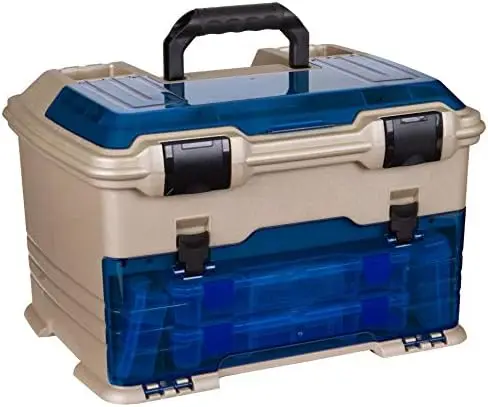 Outdoors T5PW "IKE" Multiloader Tackle Box, Fishing Organizer with Tuff Tainer Boxes Included, Zerust Anti-Corrosion Tec
Outdoors T5PW "IKE" Multiloader Tackle Box, Fishing Organizer with Tuff Tainer Boxes Included, Zerust Anti-Corrosion Tec