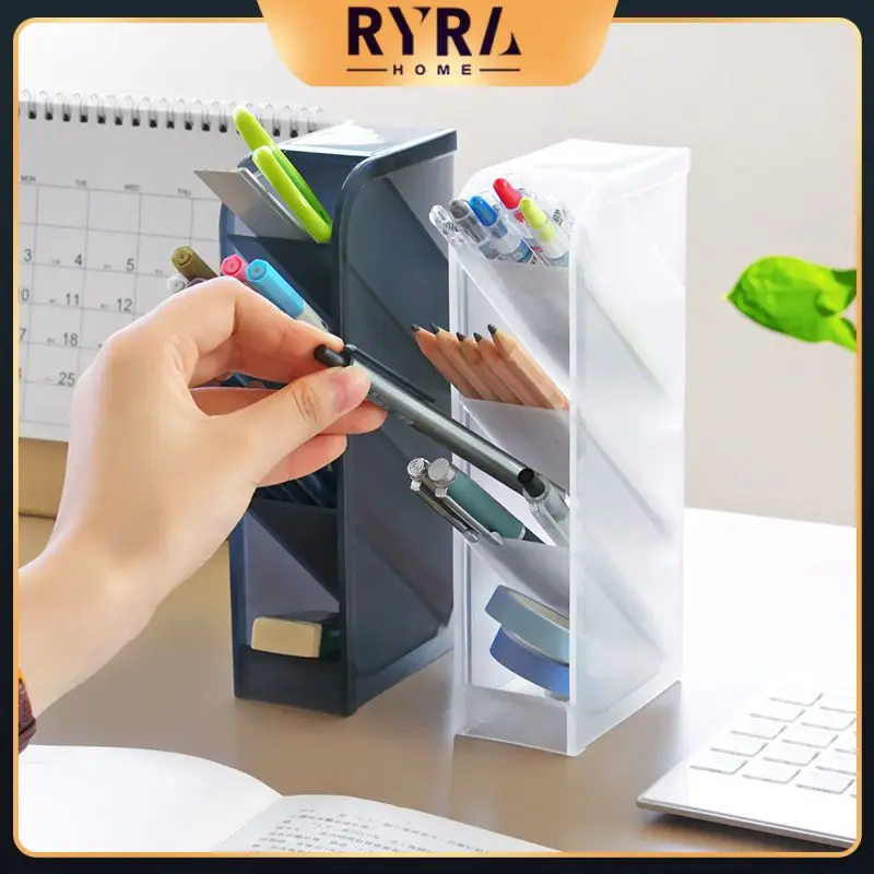 Frosted Pencil Holder Oblique Insertion Office Makeup Brush Stand Desktop Pp Plastic Home Accessories Tools 4 Grid Pen Holder
Frosted Pencil Holder Oblique Insertion Office Makeup Brush Stand Desktop Pp Plastic Home Accessories Tools 4 Grid Pen Holder