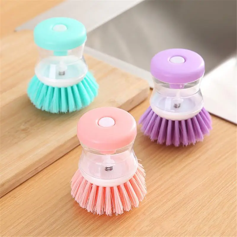 With Dispenser Pressure Washing Brush Creative Household Wash Pot Brush Pot Dish Bowl Kitchen Accessories Tools Washing Utensils
With Dispenser Pressure Washing Brush Creative Household Wash Pot Brush Pot Dish Bowl Kitchen Accessories Tools Washing Utensils