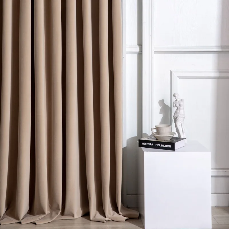 Nordic Light Luxury Australian Wool Curtain Cream Color Living Room Bedroom Blackout Flannel Curtain 1
Nordic Light Luxury Australian Wool Curtain Cream Color Living Room Bedroom Blackout Flannel Curtain 1
