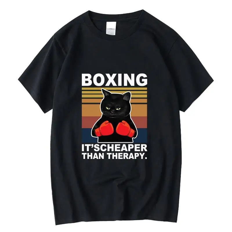 FPACE high quality T-shirts 100% cotton funny boxing cat design print loose summer Casual O Neck Men T Shirt tees male tops
FPACE high quality T-shirts 100% cotton funny boxing cat design print loose summer Casual O Neck Men T Shirt tees male tops