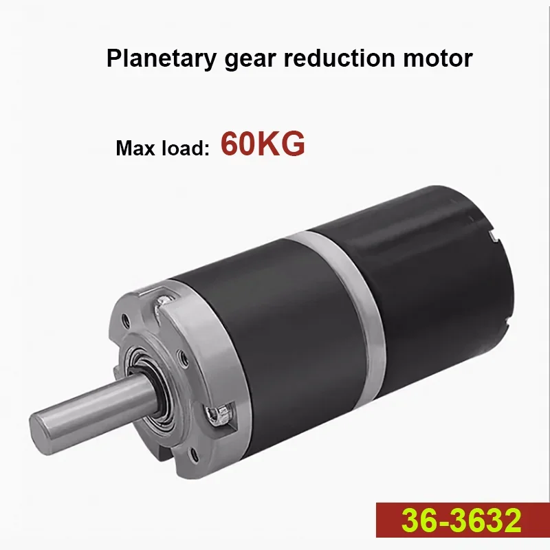 60 кг 36 мм 3632 миниатюрный планетарный редуктор постоянного тока с высоким крутящим моментом 12,5-3243 об/мин, регулировка скорости вперед и назад 12 В 24 В 
60 кг 36 мм 3632 миниатюрный планетарный редуктор постоянного тока с высоким крутящим моментом 12,5-3243 об/мин, регулировка скорости вперед и назад 12 В 24 В