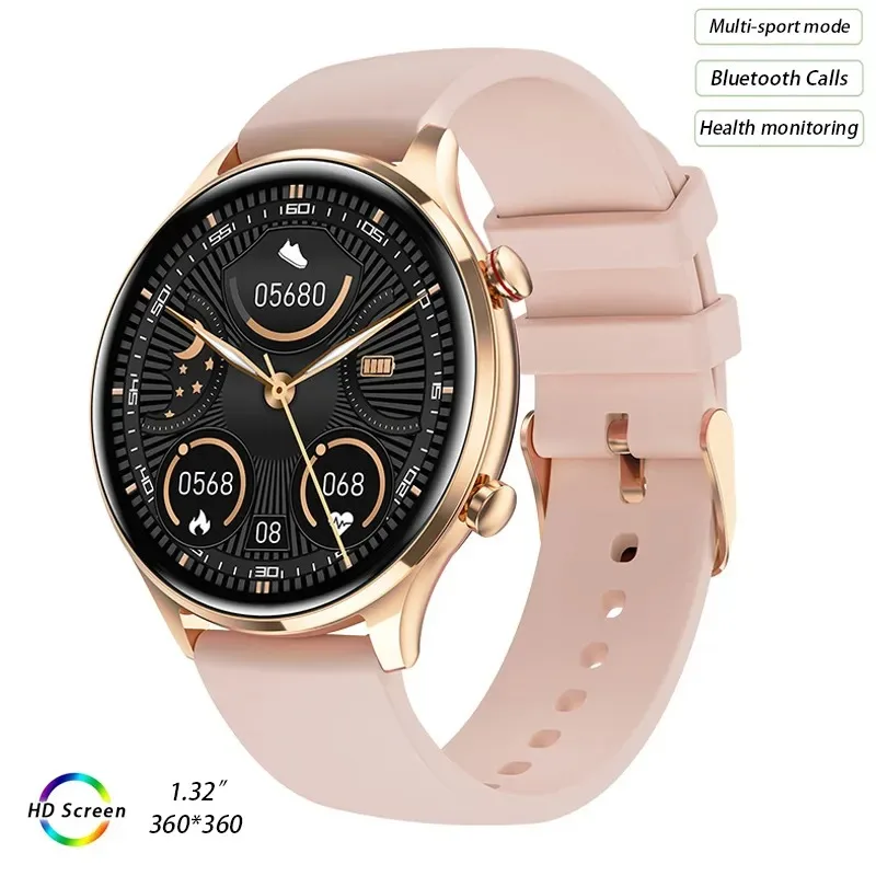 

2023 fashion Smart Watch Bluetooth call women men Message reminder Heart rate blood oxygen IP67 Waterproof Leisure Smart Watch