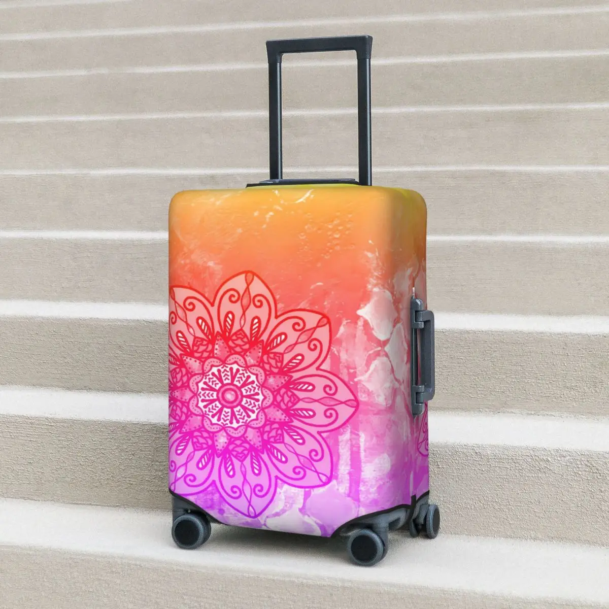 Rainbow Mandala Suitcase Cover Retro Lotus Print Useful Travel Protection Luggage Supplies Flight
Rainbow Mandala Suitcase Cover Retro Lotus Print Useful Travel Protection Luggage Supplies Flight