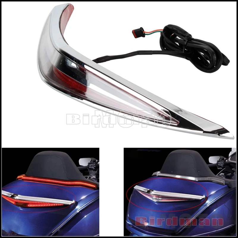 Светодиодный задний фонарь для мотоцикла Honda Gold Wing светильник стоп-сигнал, указатель поворота, декоративные элементы для GL1800 F6B DCT Tour
Светодиодный задний фонарь для мотоцикла Honda Gold Wing светильник стоп-сигнал, указатель поворота, декоративные элементы для GL1800 F6B DCT Tour