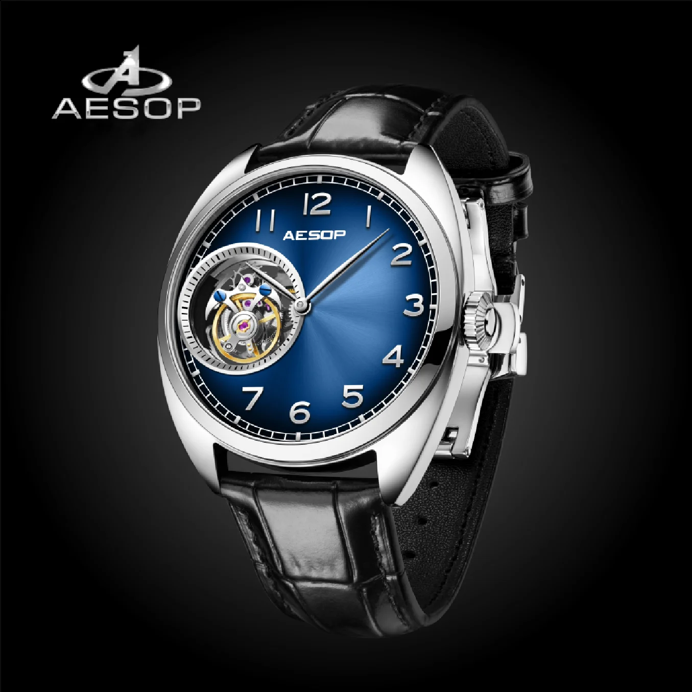 AESOP Flying Tourbillon Movement Luxury Watch For Men Skeleton Mechanical Waterproof Watches Brand Sapphire New 7056 Aurora Eye
AESOP Flying Tourbillon Movement Luxury Watch For Men Skeleton Mechanical Waterproof Watches Brand Sapphire New 7056 Aurora Eye