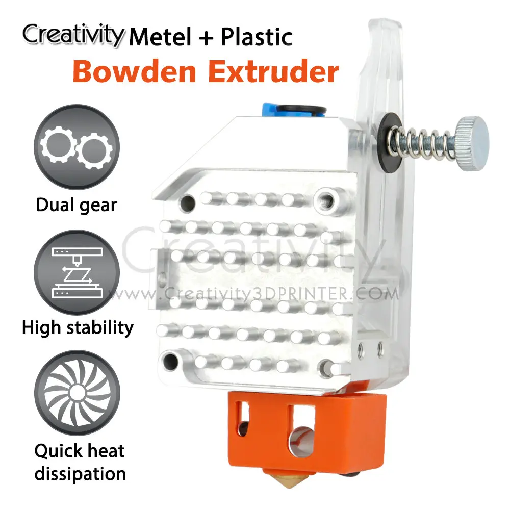 3D Printer Parts NF-Cloud V6 Dual Drive DDG Extruder For Simple Installation Ender3 Upgrade Short Distance Printing
3D Printer Parts NF-Cloud V6 Dual Drive DDG Extruder For Simple Installation Ender3 Upgrade Short Distance Printing