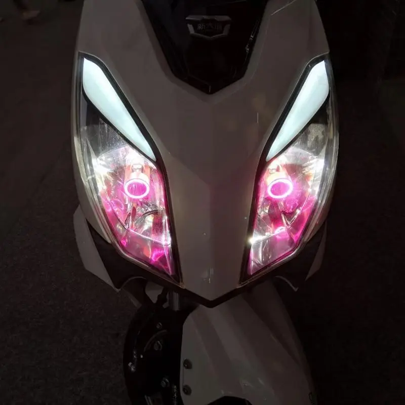 Motorcycle Angel Eye H4 LED Motorcycle Headlight Scooter Motorbike Head Light Lamp Light Bulb 
Motorcycle Angel Eye H4 LED Motorcycle Headlight Scooter Motorbike Head Light Lamp Light Bulb