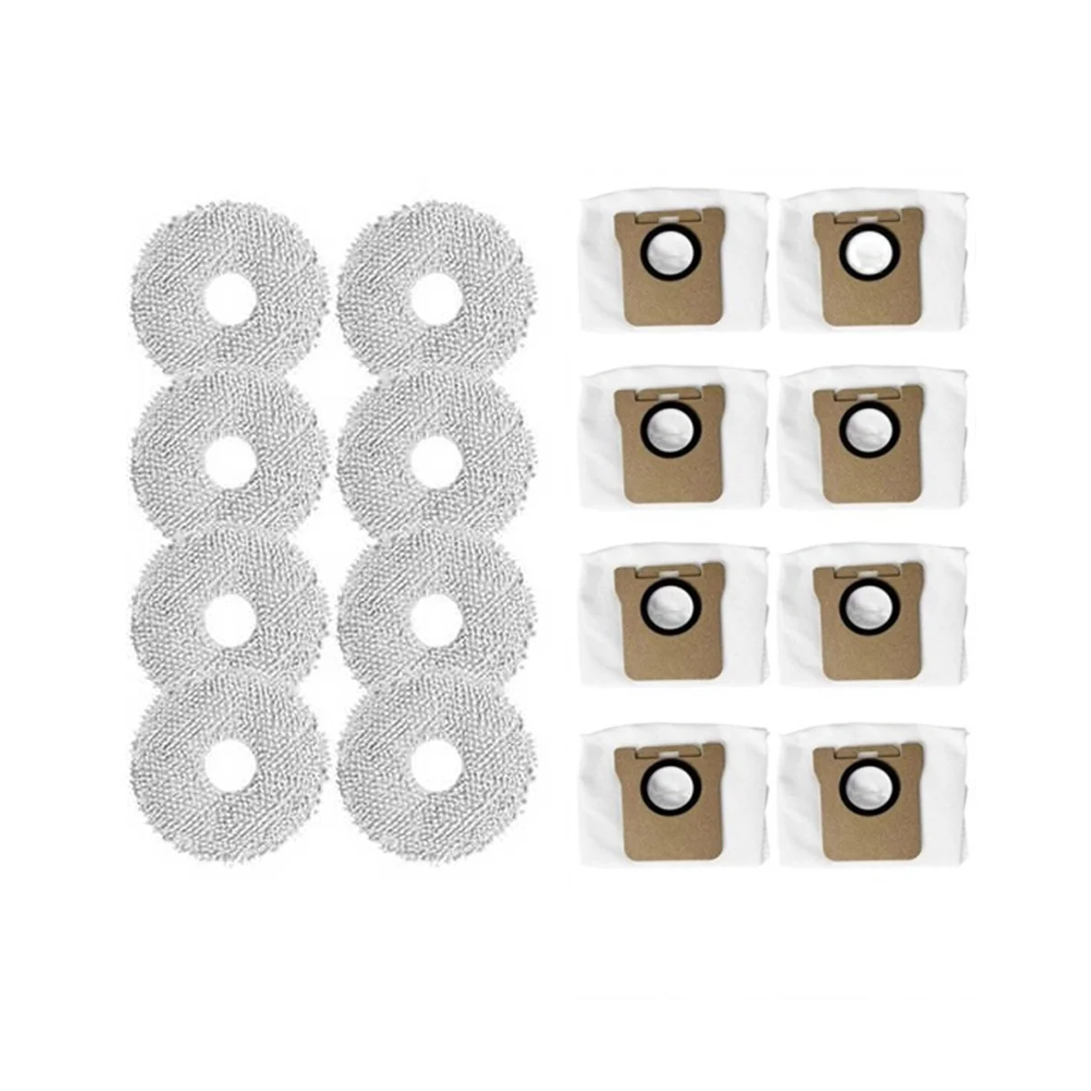 

Сменные мешки для пыли, ткань для швабры для Xiaomi Dreame Bot L10S Ultra / S10 / S10 Pro, запасные аксессуары для робота-пылесоса