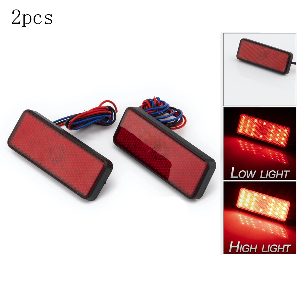 2pcs 12V Car-Styling Universal LED Reflector Rear Tail Brake Stop Marker Light For Jeep SUV Truck Trailer Motorcycle Electric Ca
2pcs 12V Car-Styling Universal LED Reflector Rear Tail Brake Stop Marker Light For Jeep SUV Truck Trailer Motorcycle Electric Ca