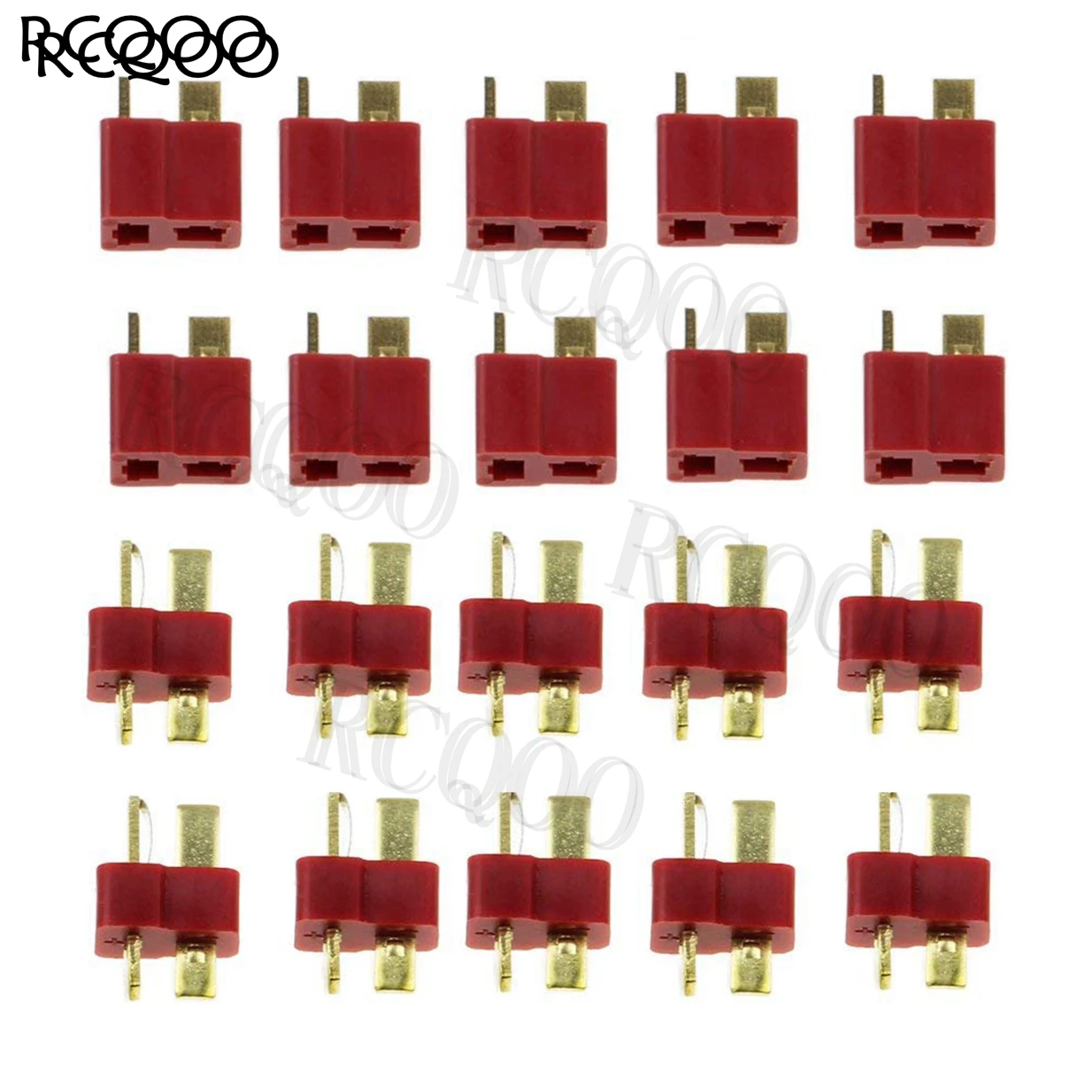 10 Pairs T Plug Connectors Deans Style Male Female Connectors Compatible with RC Car FPV Boat LiPo Battery ECS
10 Pairs T Plug Connectors Deans Style Male Female Connectors Compatible with RC Car FPV Boat LiPo Battery ECS