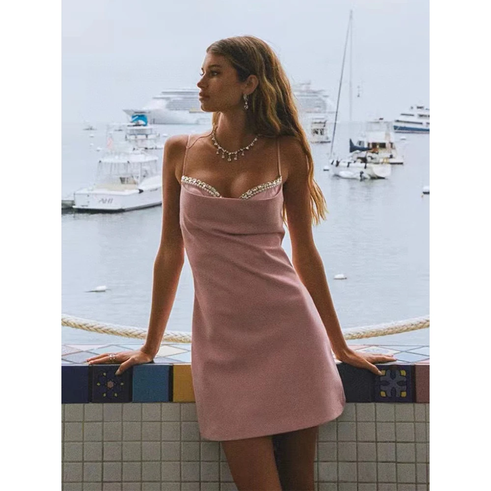 Nana Jacq@line23 summer suit fabric niche vintage gorgeous sophisticated party dinner pearl diamond chain halter dress
Nana Jacq@line23 summer suit fabric niche vintage gorgeous sophisticated party dinner pearl diamond chain halter dress